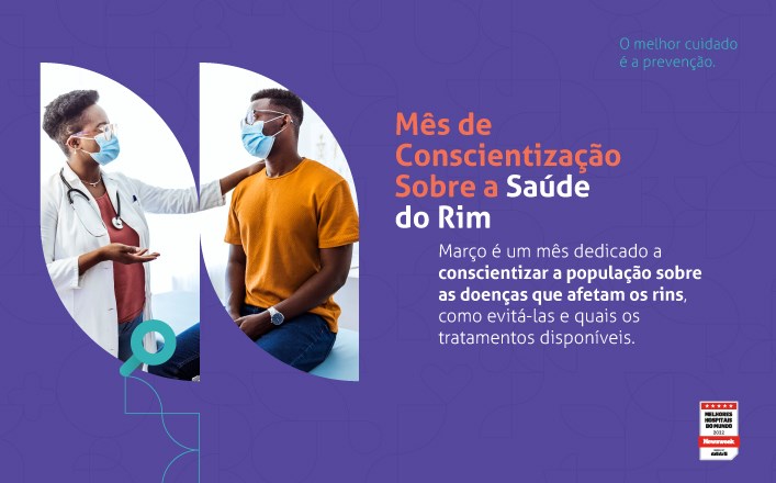 Imagem de uma médica e de uma paciente sorrindo.