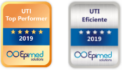 Selos UTI Top Performer e UTI Eficiente