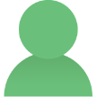 Ícone de ilustração de usuário verde