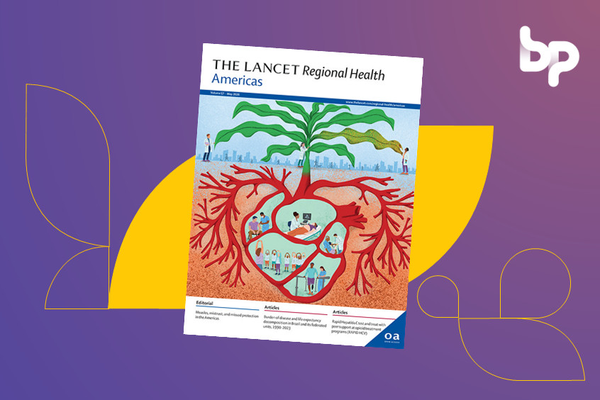 A capa da revista The Lancet