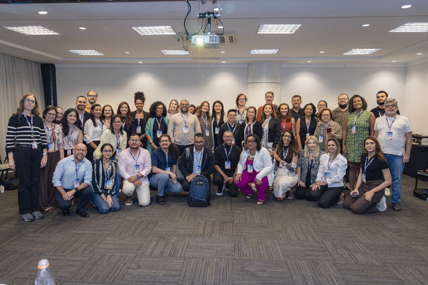 Equipe do projeto reunida