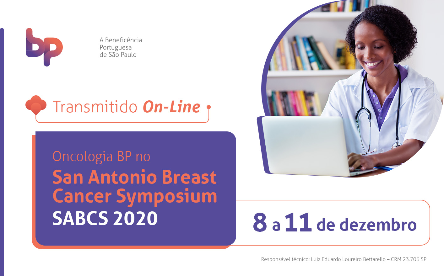 Oncologia BP no San Antonio Breast Cancer Symposium - SABCS 2020